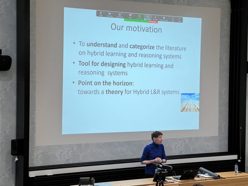 SWAT4HCLS concludes with a keynote from Dr. Frank van Harmelen on “Hybrid Learning and Reasoning Systems”