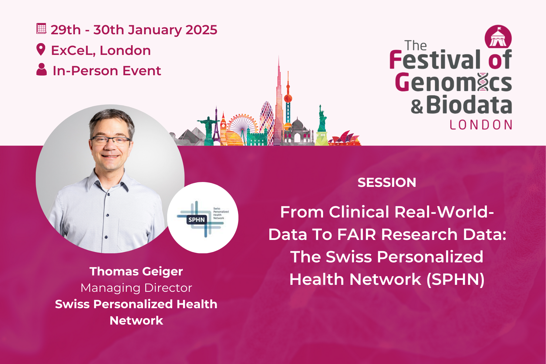 Festival of Genomics and Biodata Flyer Thomas Geiger